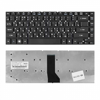 Клавиатура для ноутбука Acer Aspire 3830, 4755, ES1-521, черная, без рамки