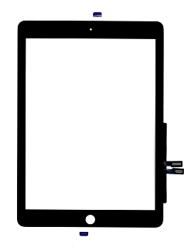 Сенсорное стекло (тачскрин) для Apple iPad Pro 9.7 2018 (A1954, A1893)черное