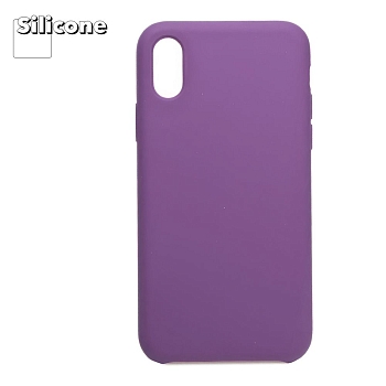 Силиконовый чехол "LP" для Apple iPhone X, XS "Protect Cover", фиолетовый (коробка)