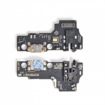 Разъем зарядки для телефона Realme C33 (RMX3624) с разъемом гарнитуры и микрофоном