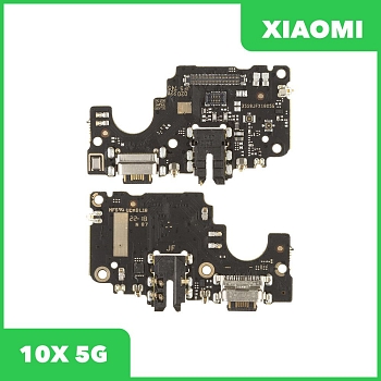 Системный разъем (разъем зарядки) для Xiaomi Redmi 10X 5G (M2003J15SC), разъём гарнитуры, микрофон